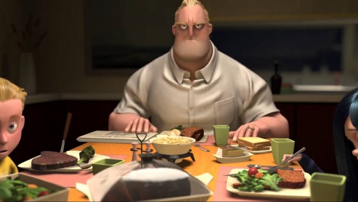 The Incredibles – Dinner Scene [1080p Blu-Ray]