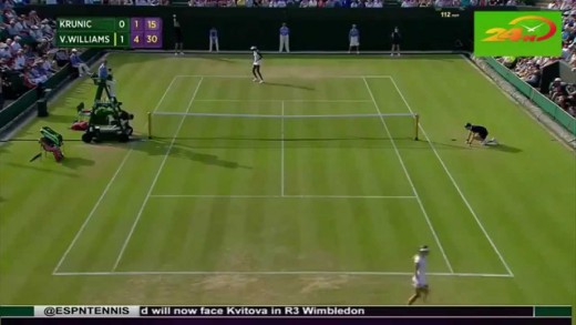 Venus Williams vs  Aleksandra Krunic  Highlights Wimbledon 2015