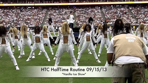 Houston Texans Cheerleaders HalfTime Dance – Ice Ice Baby