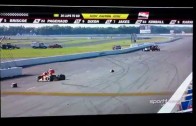 IndyCar Series Brutal Crash Sage Karam & Justin Wilson @ Pocono Raceway