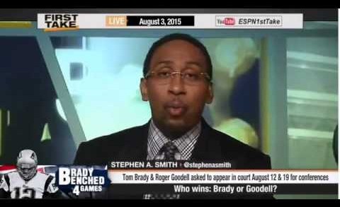 ESPN First Take  Tom Brady or Roger Goodell  Who Wins