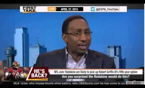 ESPN First Take – Washington Redskins Pick Up Robert Griffin III (RG3)’s Fifth-Year Option For 2016