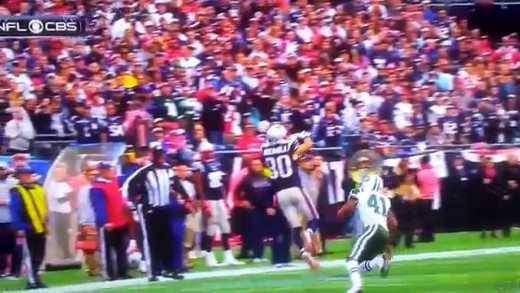 Amazing Catch by Amendola – New England Patriots vs New York Jets