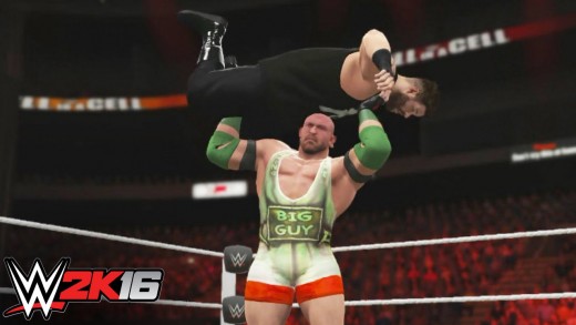 Owens vs. Ryback:  WWE 2K16 Replays Hell In A Cell 2015