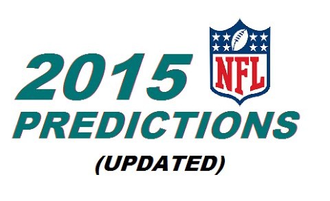 2nd 2015-16 NFL Standings Predictions Video OUTDATED (Final Update in Description)