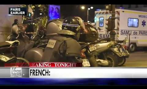 Witness: Paris street looks like war zone