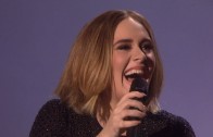 Adele Cracks Up Performing âHelloâ on X Factor- Plus New Hair & Tour Dates