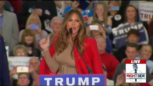 Donald Trump’s Family Comes On Stage; Melania Speaks in Myrtle Beach