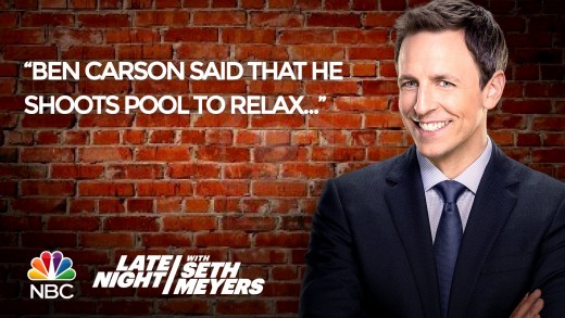 Seth’s Favorite Jokes of the Week: Ben Carson Shoots Pool, Jeb Bush’s Birthday